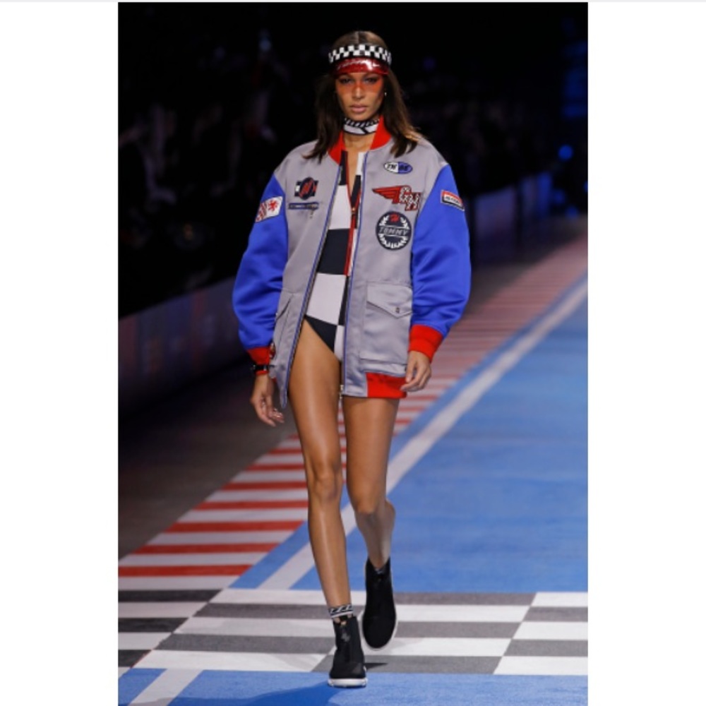 TommyxGigi Gigi Hadid Oversized Bomber NWT S